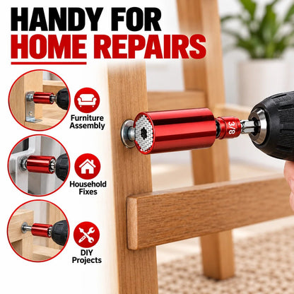 Universal Socket Tool 7 19mm Self-Adjusting Grip Socket with Drill Adapter