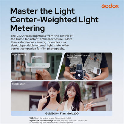 Godox C100 Transparent Viewfinder Camera See-Through Retro Style, Photography Props & Display
