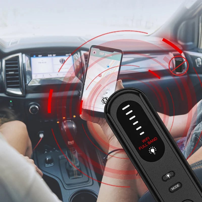 NOW! Anti-Spy Camera & GPS Detector Portable, Sensitive & Easy-Scan Find Hidden Cameras & Trackers Anywhere