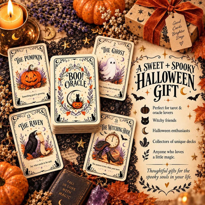 31 Nights of Halloween Oracle Deck | 31 Daily Spooky Messages for October
