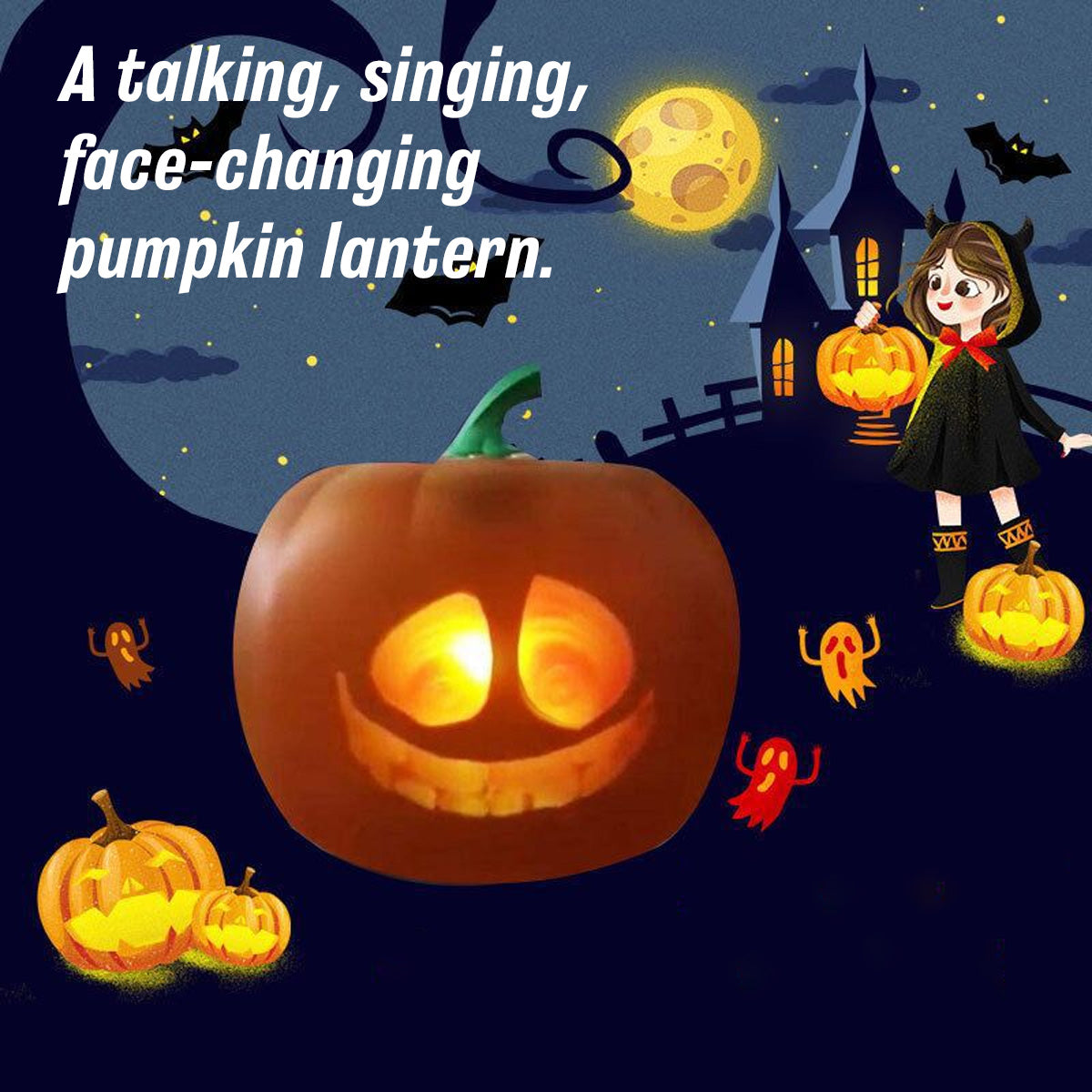 Animated Talking Pumpkin