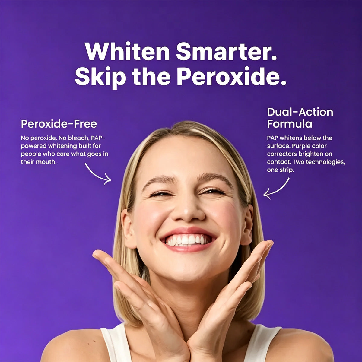 Purple Teeth Whitening Strips