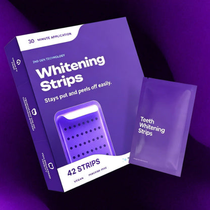 Purple Teeth Whitening Strips