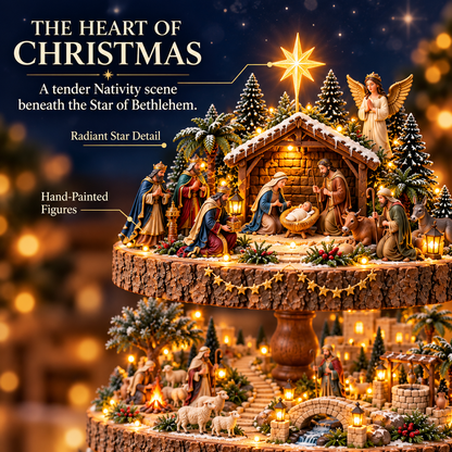 Bethlehem s Holy Night Lighted Nativity Village
