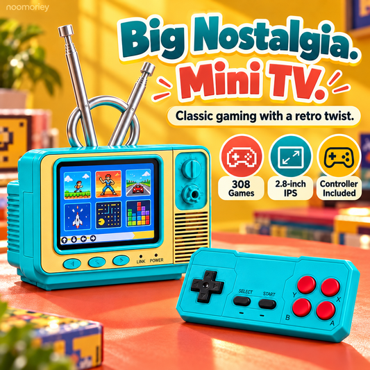 Black Friday GV300 Retro Handheld Game Console 2.8' IPS Screen, Portable Gaming Device & Gift for Gamers