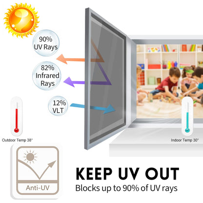 Daytime Privacy Window Film Block Heat, UV & Outside Views