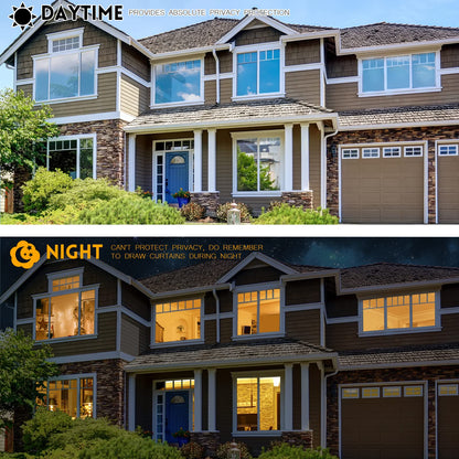 Daytime Privacy Window Film Block Heat, UV & Outside Views