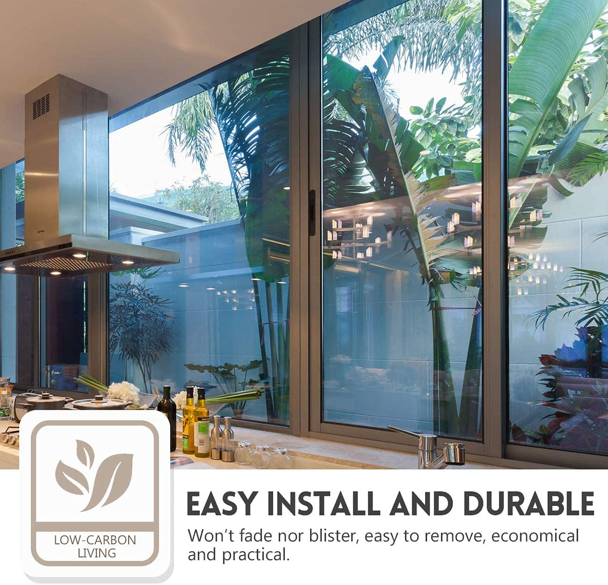 Daytime Privacy Window Film Block Heat, UV & Outside Views
