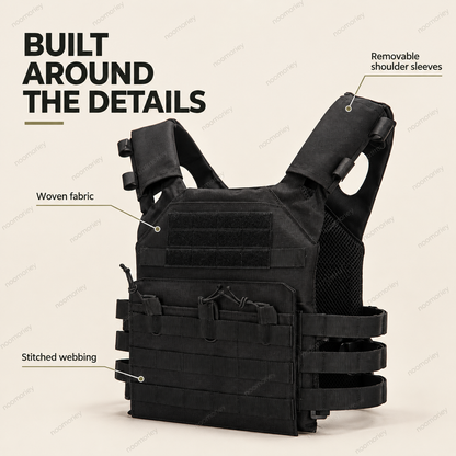 Lightweight Adjustable Utility Vest Outdoor Multi-Pocket Chest Bag