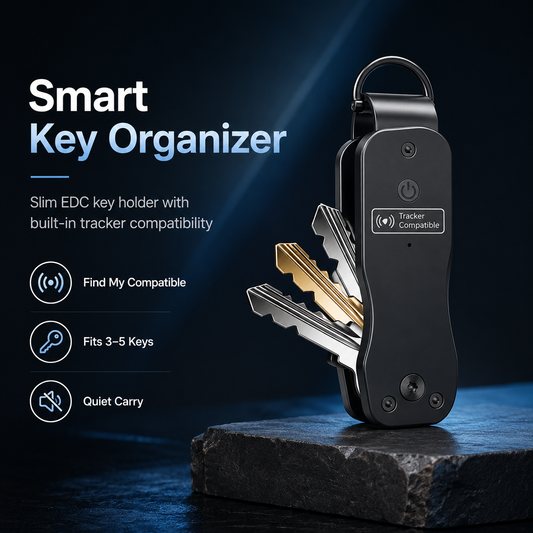 Key Organizer Men's Keychains with Smart Tracker