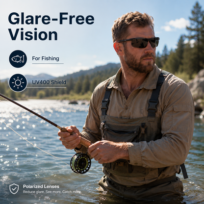 Launch | Men's UV 400 Polarized Sunglasses
