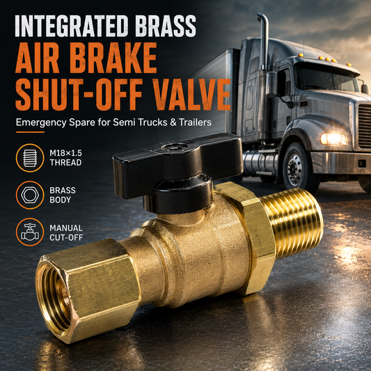 Bestseller Solid Brass Air Brake Cut Off Valve Heavy-Duty Truck Repair Part
