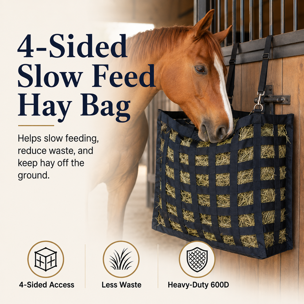 Originals Supreme 4-Sided Slow Feed Hay Bag