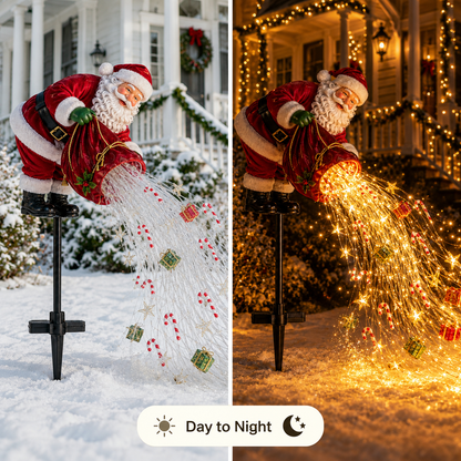 Christmas Early Santa s Magic Pour Flowing LED Christmas Garden Light