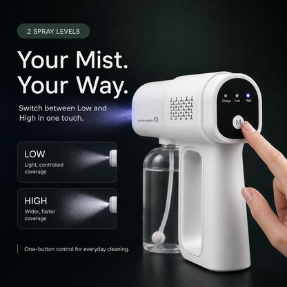 Cordless Nano Mist Sprayer with UV Light