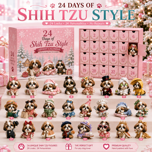 24 Days of Shih Tzu Style Advent Calendar 24 Unique Shih Tzu Collectibles