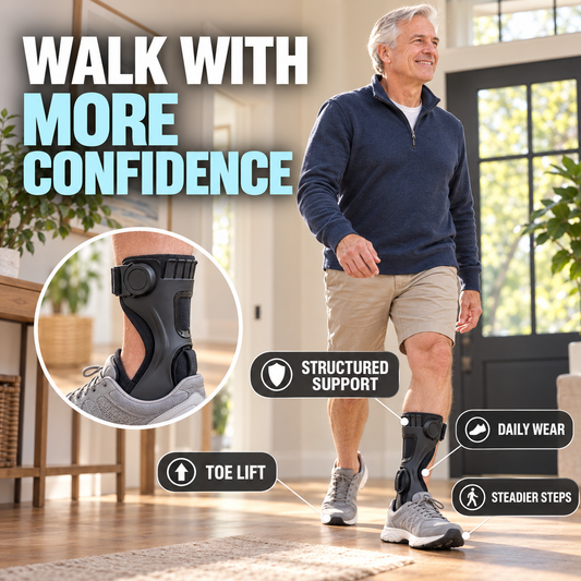 AFO Foot Drop Support Brace Toe Lift Ankle Foot Support
