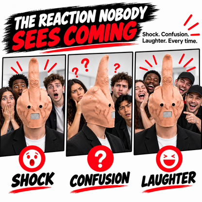Uncanny Smile Reaction Mask Halloween Prank & Party Mask