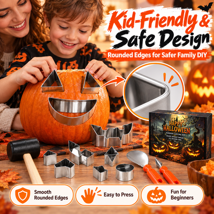 Halloween Pumpkin Carving Kit 24-Piece Family DIY Set