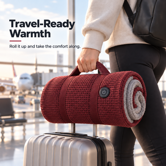 Wearable Heated Blanket Cozy Hands-Free Warmth