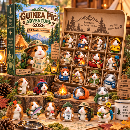 24 Days of Tiny Adventures Guinea Pig Christmas Collector Countdown 2026