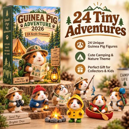 24 Days of Tiny Adventures Guinea Pig Christmas Collector Countdown 2026