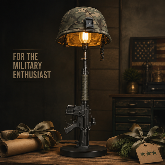 Military-Style Desk Lamp Command Your Space