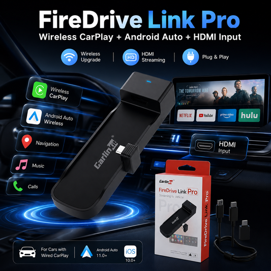 Car TV HDMI Adapter & Wireless CarPlay Converter