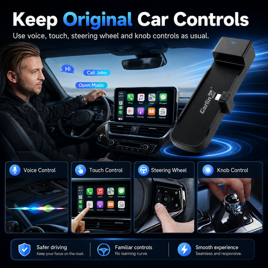 Car TV HDMI Adapter & Wireless CarPlay Converter