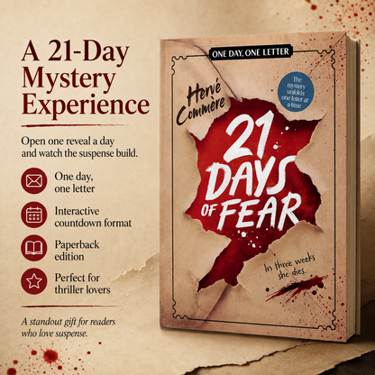 21 Days of Fear Interactive 21-Day Mystery Advent Calendar Book with Sealed Daily Chapters
