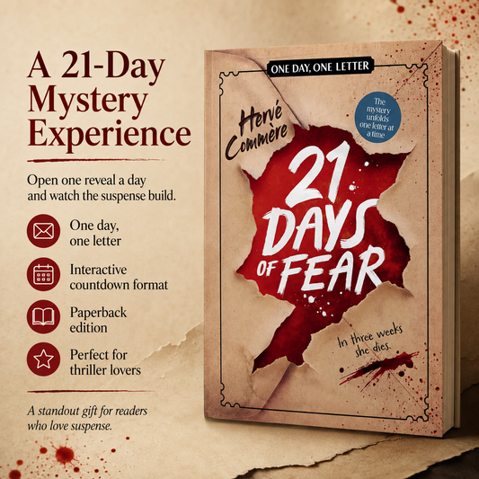 21 Days of Fear Interactive 21-Day Mystery Advent Calendar Book with Sealed Daily Chapters