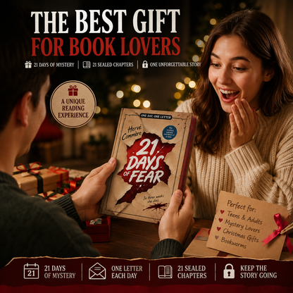 21 Days of Fear Interactive 21-Day Mystery Advent Calendar Book with Sealed Daily Chapters