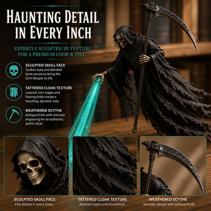 The Soul Collector Haunted Reaper Shelf Light