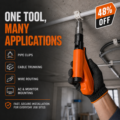 Heavy-Duty Ceiling Fastening Tool Fast, Precise & Easy One-Hand Operation