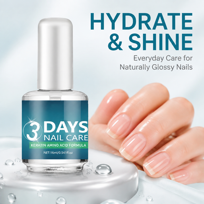 3 Days Nail Care - Keratin Amino Acid Formula, Suitable for Soft and Fragile Nails