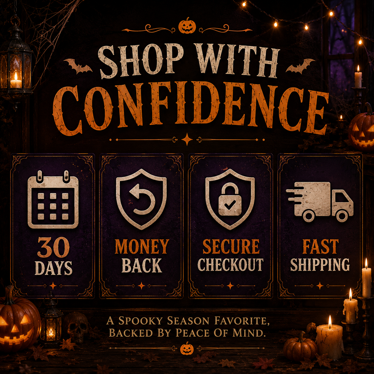 Haunted House Decor Kit