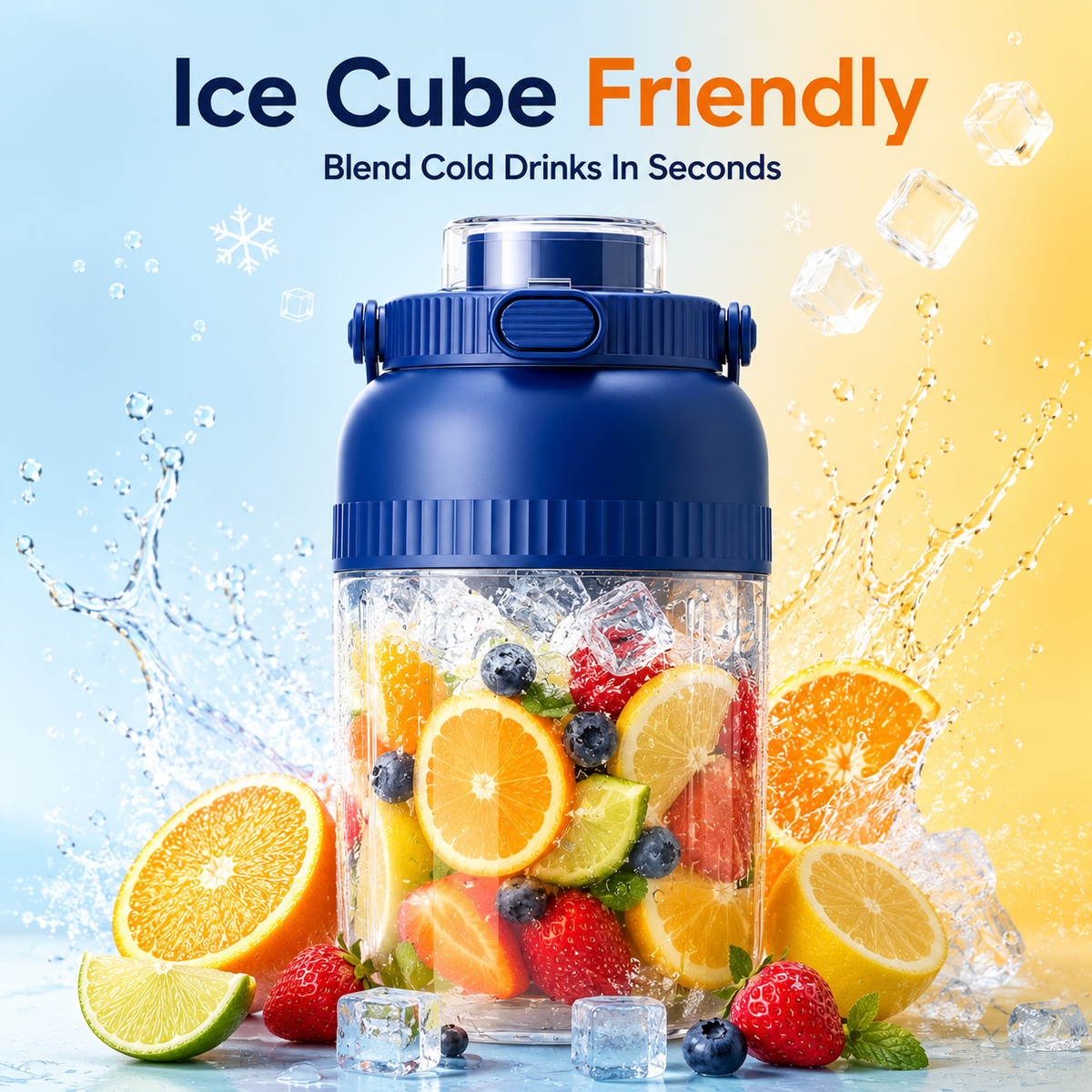 800ml Portable Electric Juicer Blender – Fresh Juice, Smoothies & Shakes Anywhere