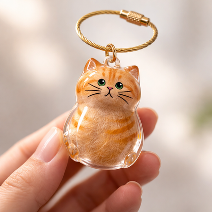 Pet Hair Keepsake Keychains