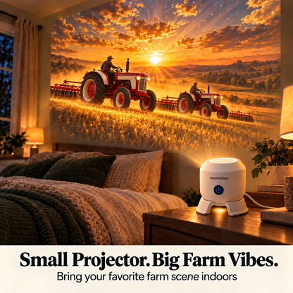 Turn Any Room Into a Giant Farm Adventure! Tractor Projector