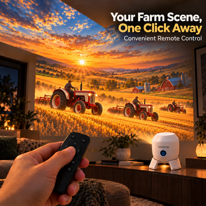 Turn Any Room Into a Giant Farm Adventure! Tractor Projector