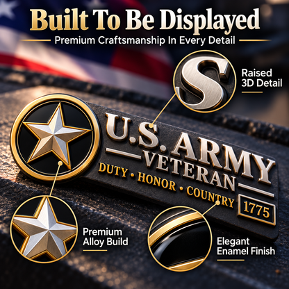 Veteran Vehicle Emblem Honor Their Service With Pride