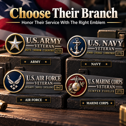 Veteran Vehicle Emblem Honor Their Service With Pride