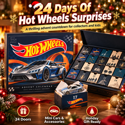 Wheels Advent Calendar 24-Day Christmas Countdown Gift