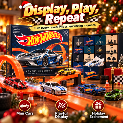 Wheels Advent Calendar 24-Day Christmas Countdown Gift