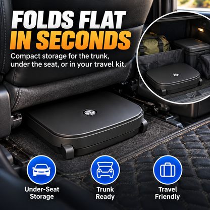 Portable Folding Car Toilet Compact Travel & Camping Emergency Toilet