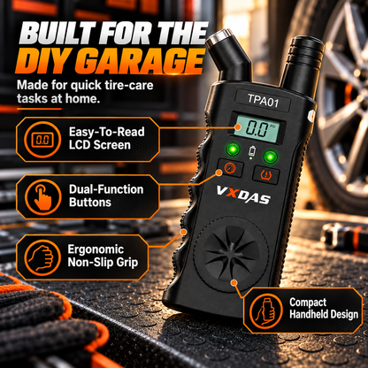 2-in-1 TPMS Relearn Tool with Digital Tire Pressure Check