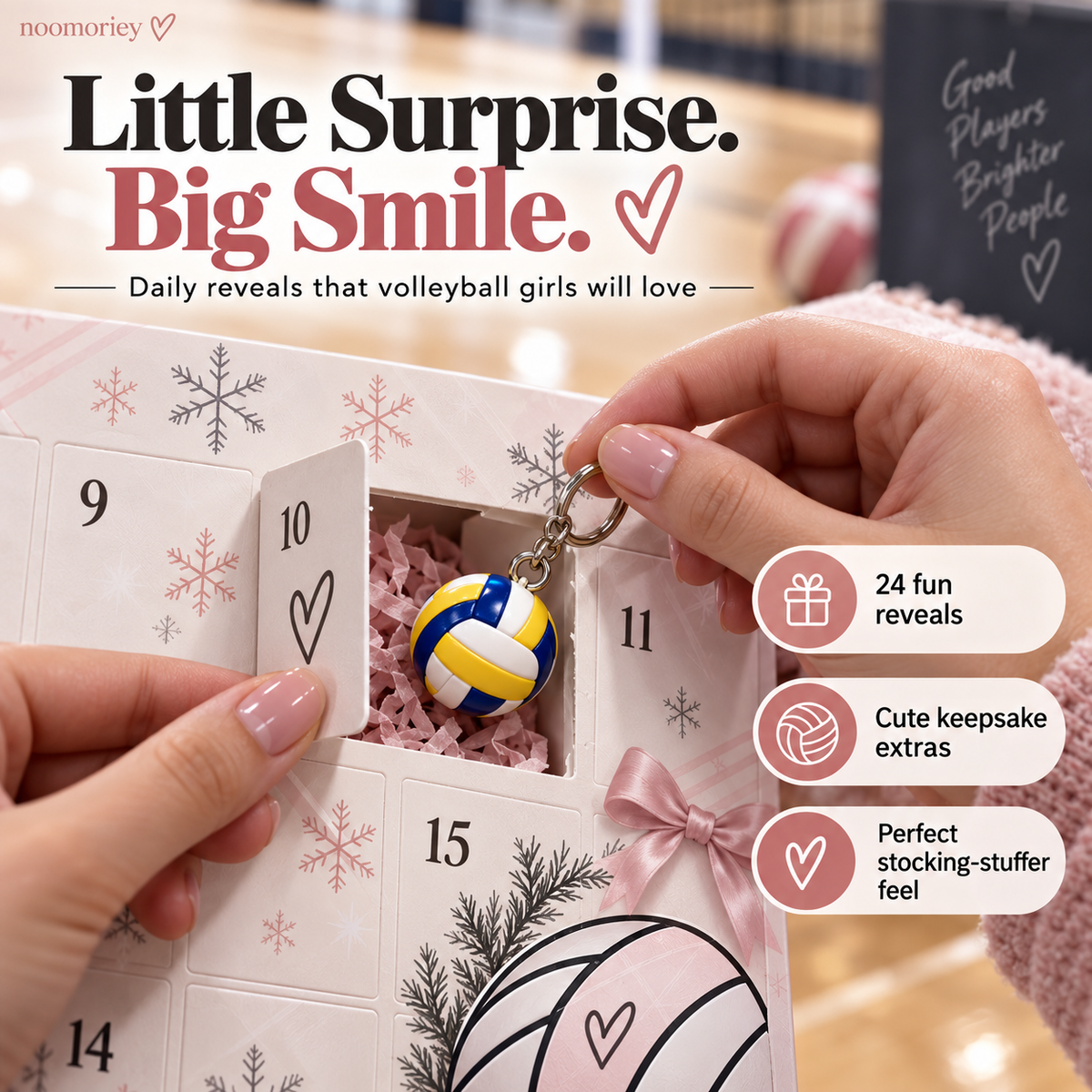 24-Day Volleyball Advent Calendar Game-Day Gifts & Accessories for Volleyball Lovers