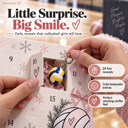 24-Day Volleyball Advent Calendar Game-Day Gifts & Accessories for Volleyball Lovers