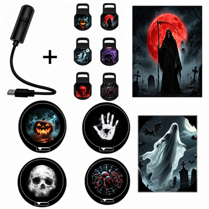 HD Halloween Scene Projector 6 Spooky HD Projections, Pick Your Perfect Display