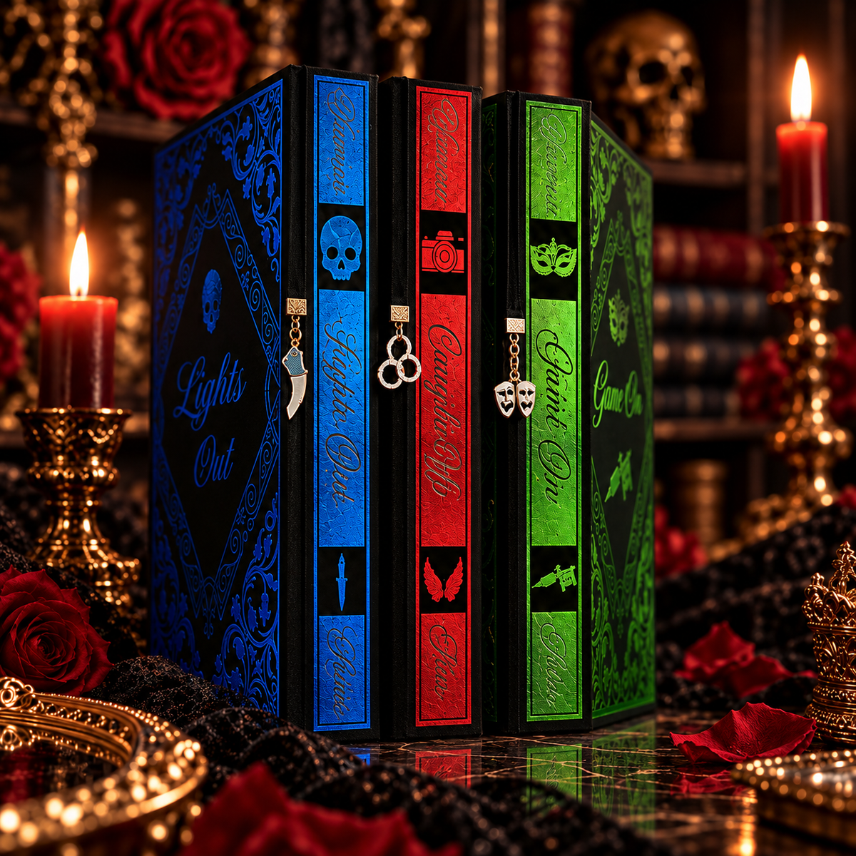 Into Darkness Trilogy Special Edition Custom Collector Rebind Set